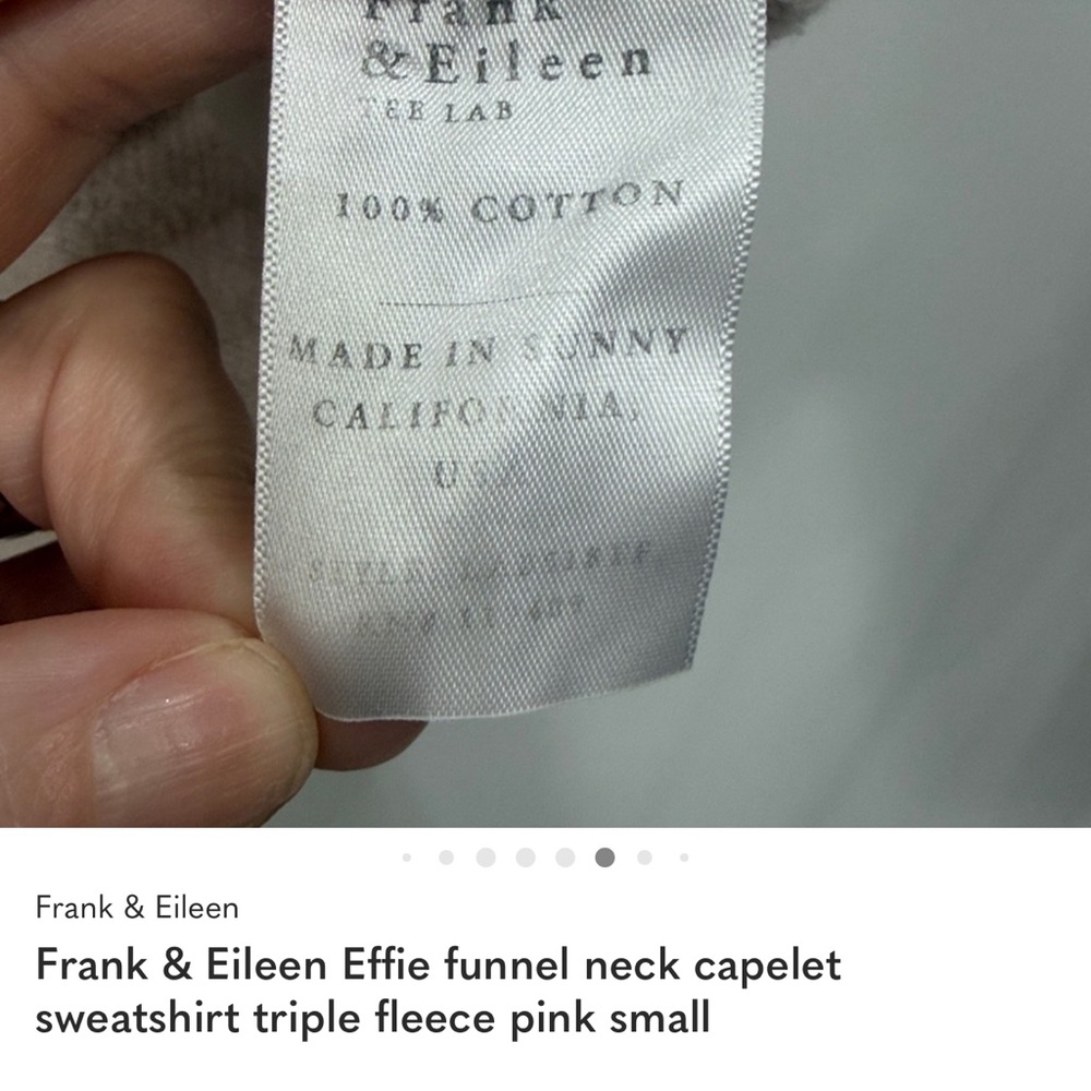 Frank & Eileen Effie Caplet in Pale Pink - Small - Picture 6 of 7